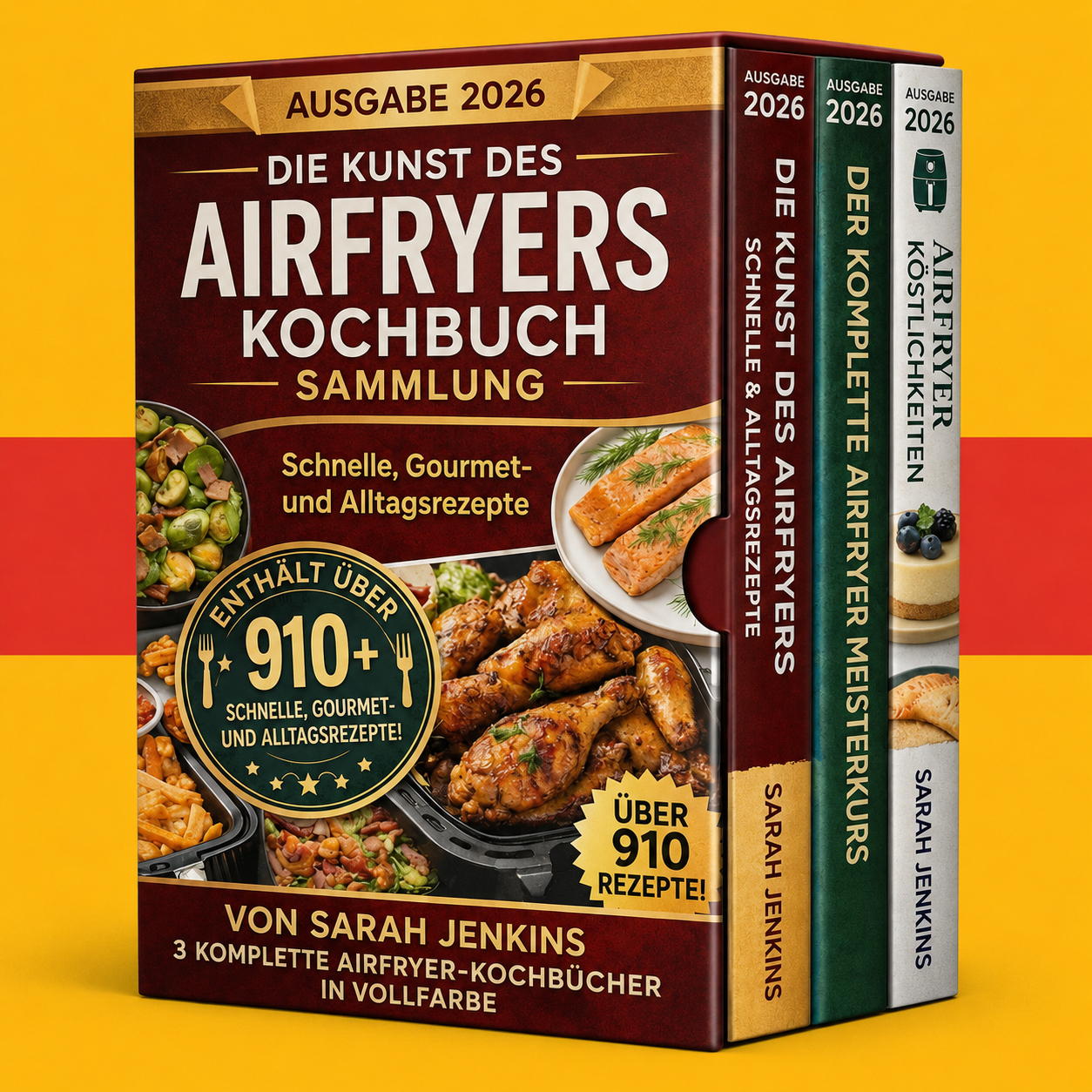 Heißluftfritteuse-Kochbuch für Anfänger + 2 BONI