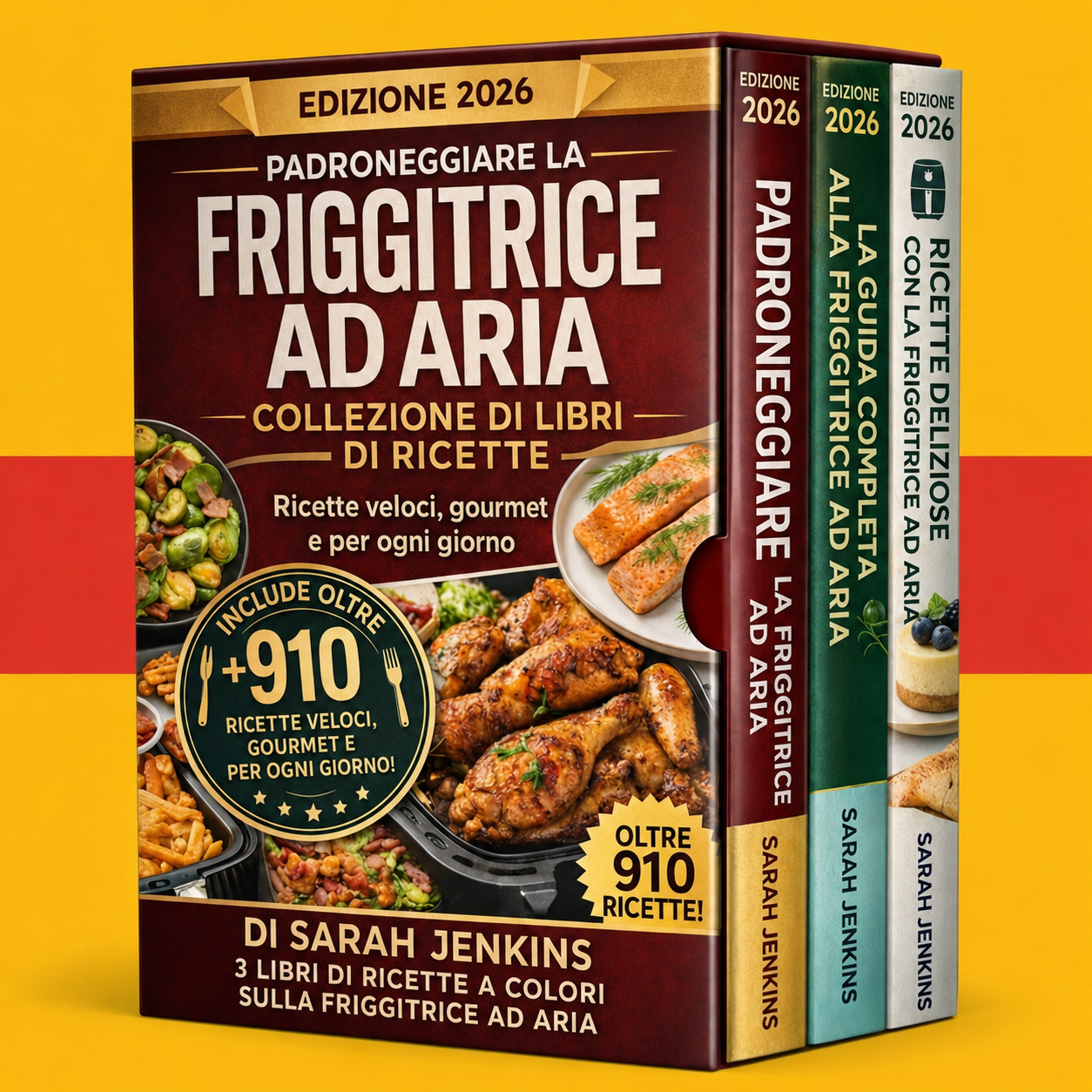 Libro di Ricette per Friggitrice ad Aria per Principianti + 2 BONUS