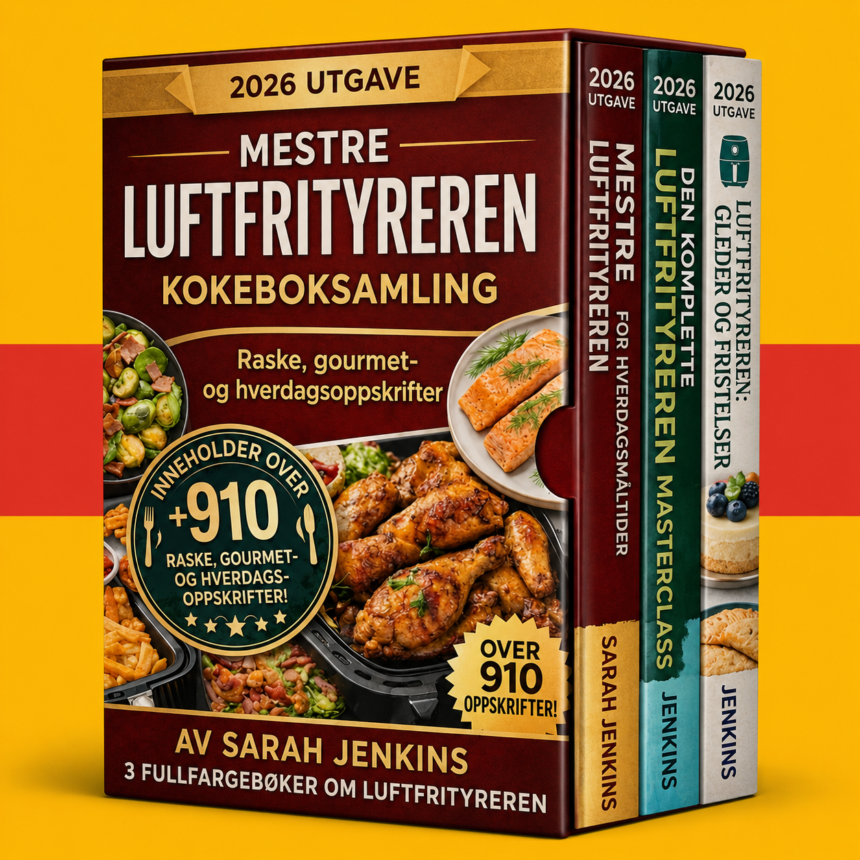 Air Fryer Kokebok for Nybegynnere + 2 BONUSER