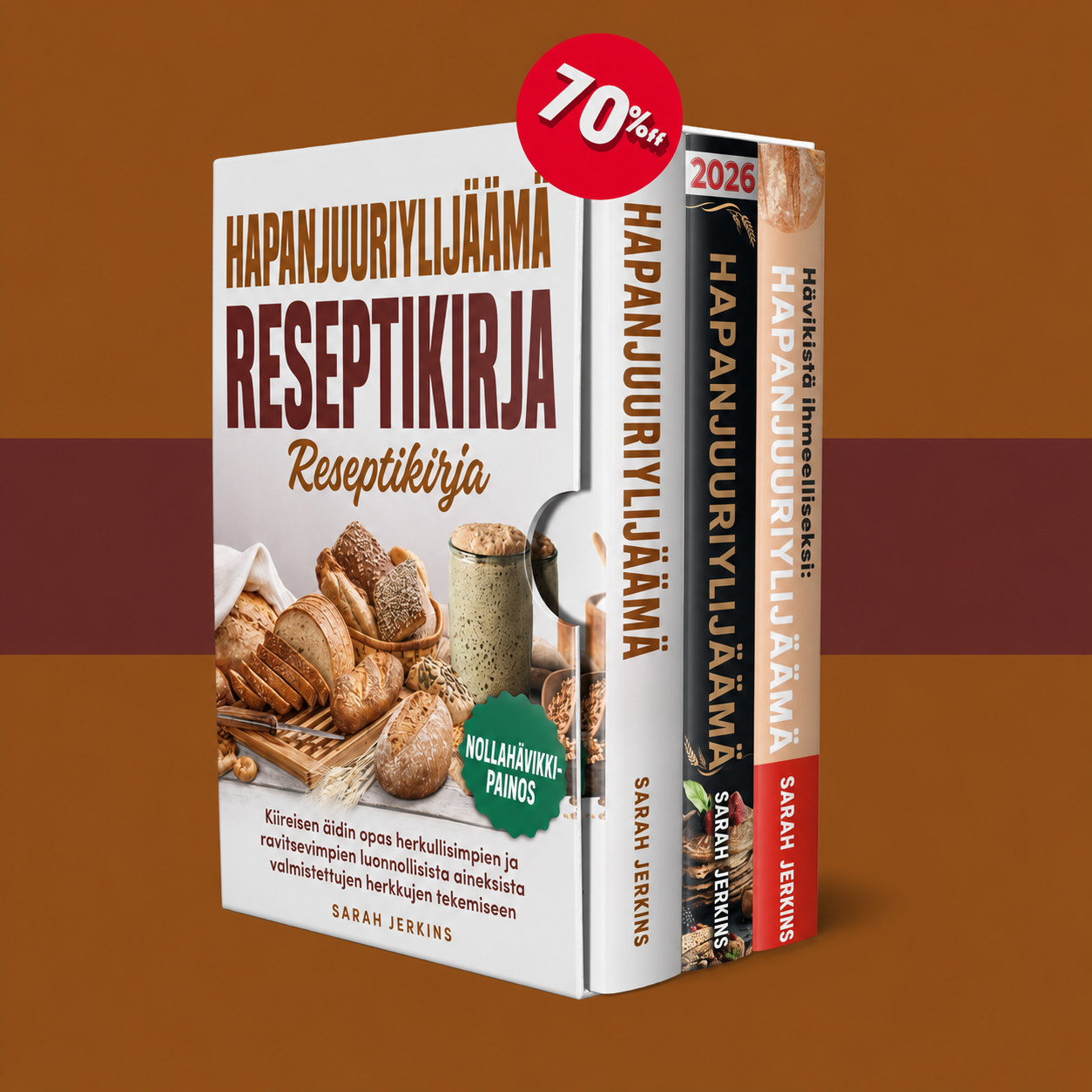 Hapanjuuren jämäjuuri -reseptikirja + 2 BONUSKIRJAA
