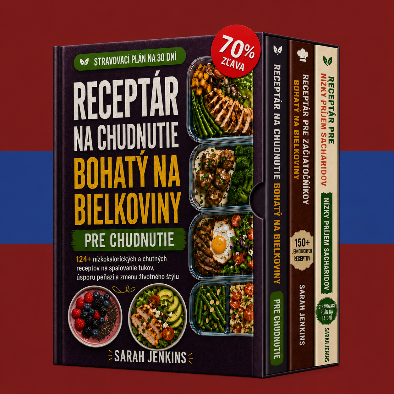 Konečný balíček: Recepty s vysokým obsahom bielkovín a nízkym obsahom sacharidov + 2 BONUSY