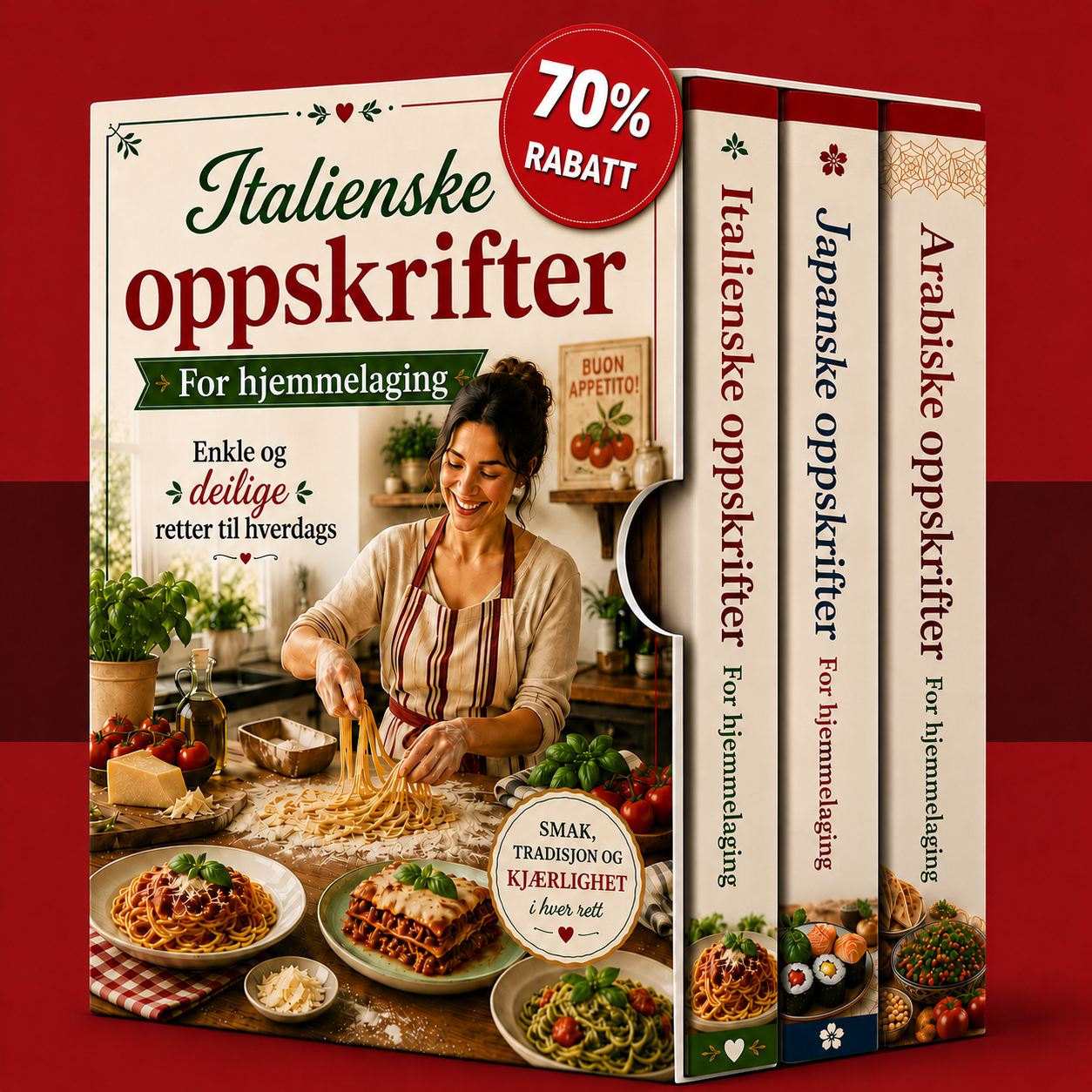 Guiden til italienske oppskrifter + 2 BONUSER