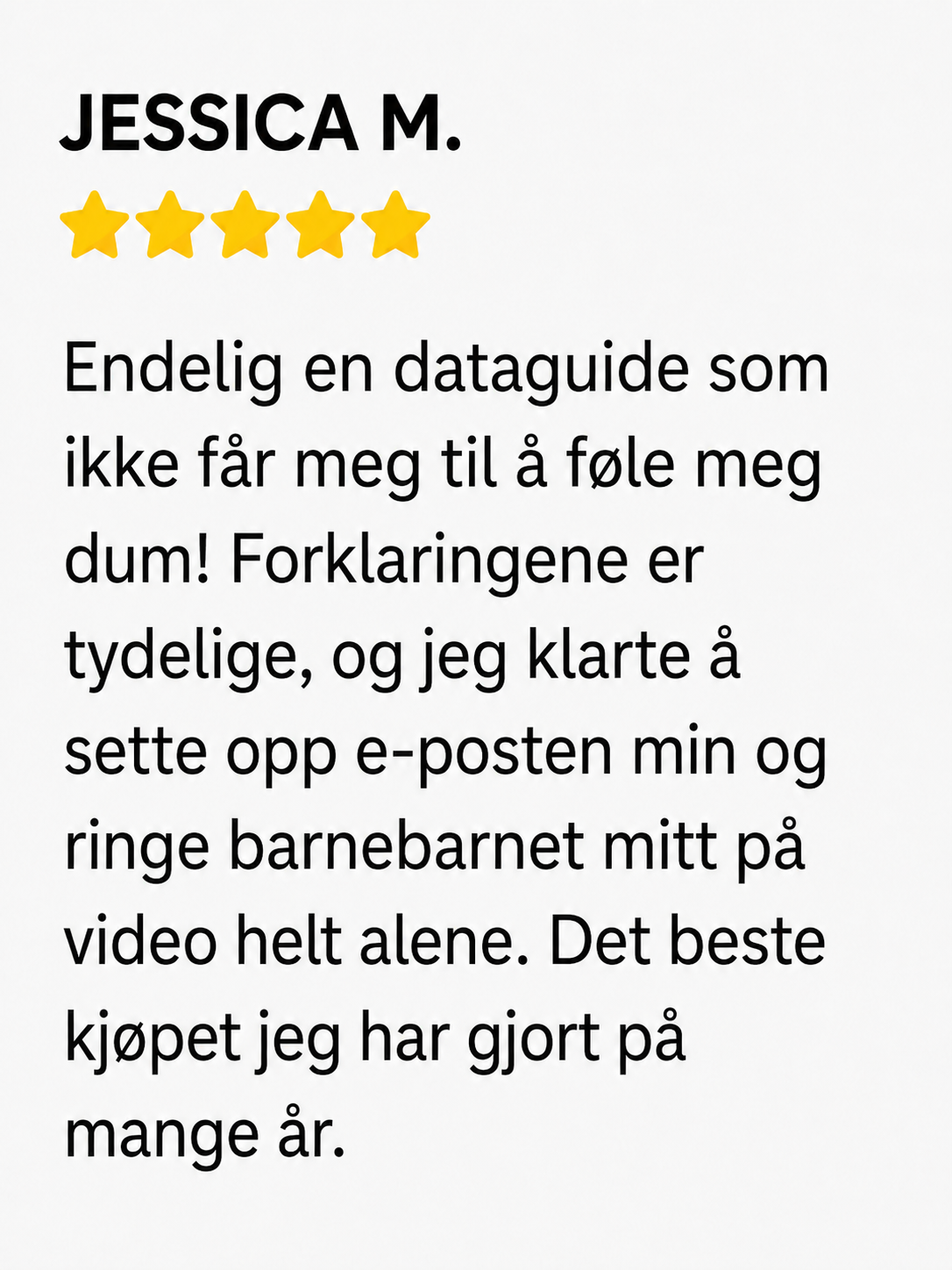Kundeanmeldelse 1