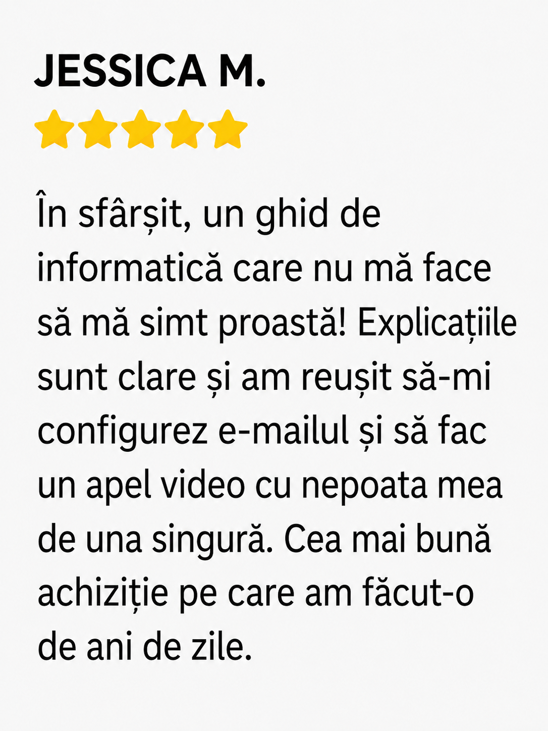 Recenzie client 1