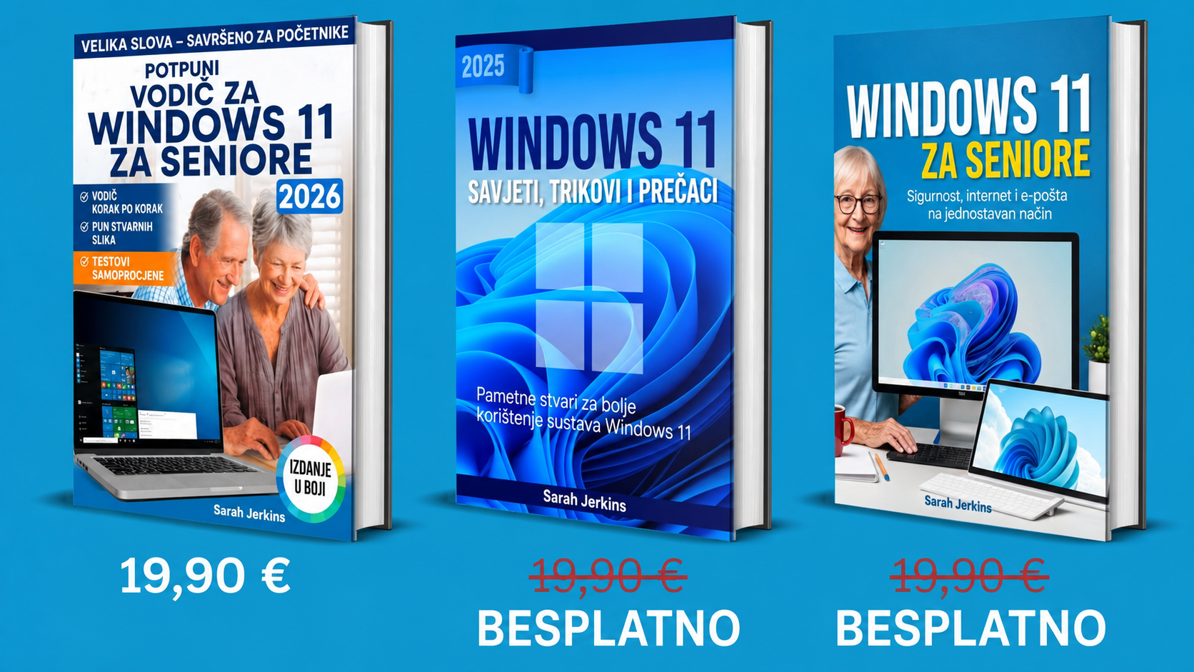 Paket od 3 knjige