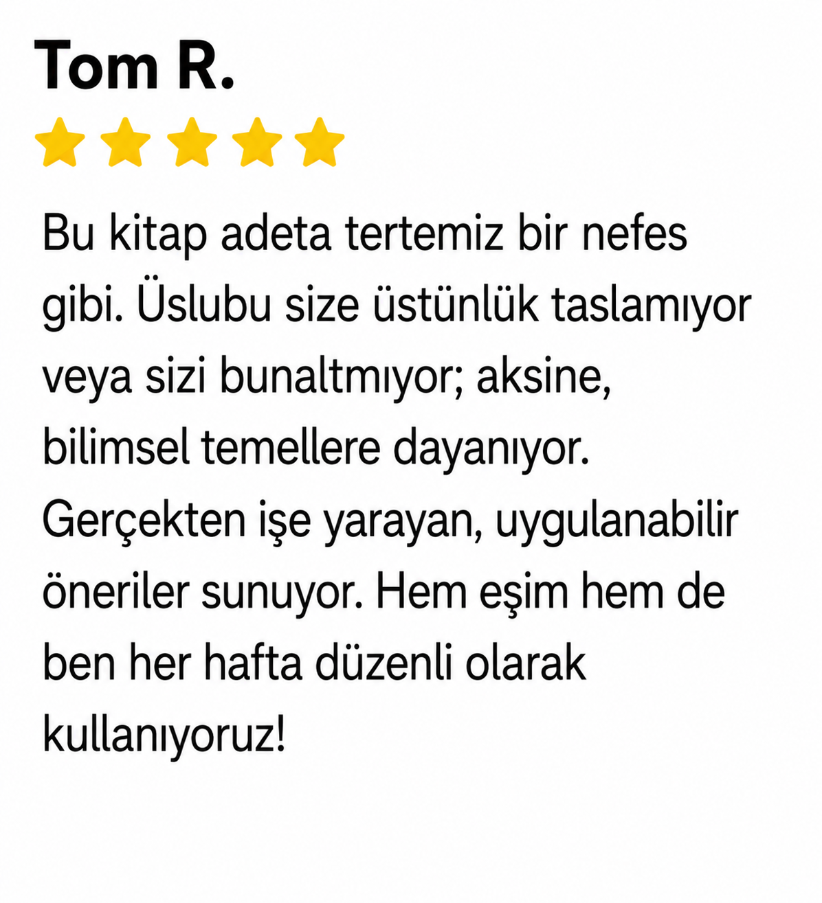 Müşteri Yorumu 3