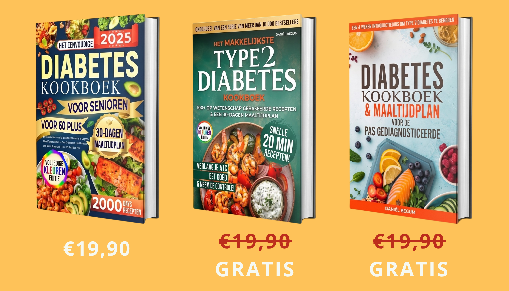 3 Boekenbundel – Diabetisch Dieet
