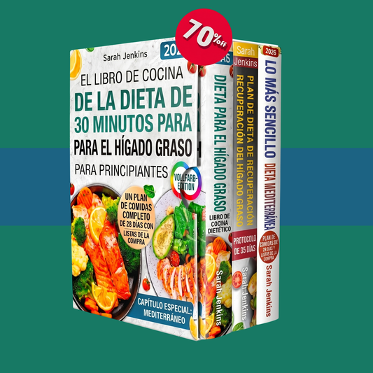 El libro de cocina completo de la dieta para el hígado graso para principiantes + 2 BÓNUS