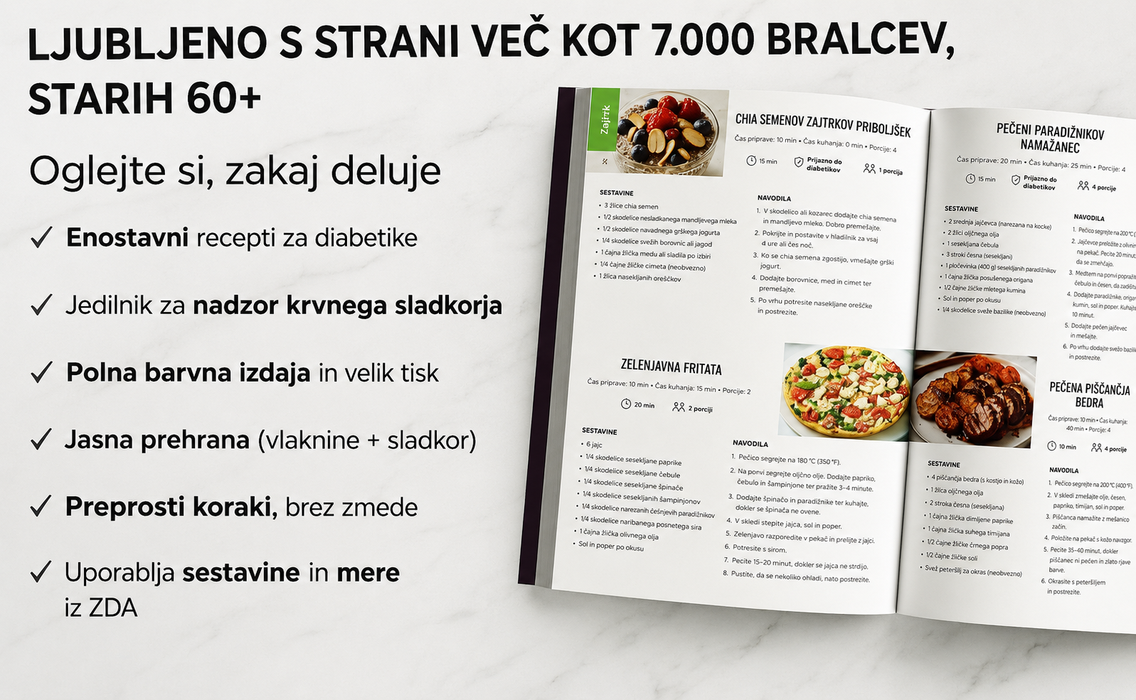 Slika načina življenja pri dieti za sladkorno bolezen