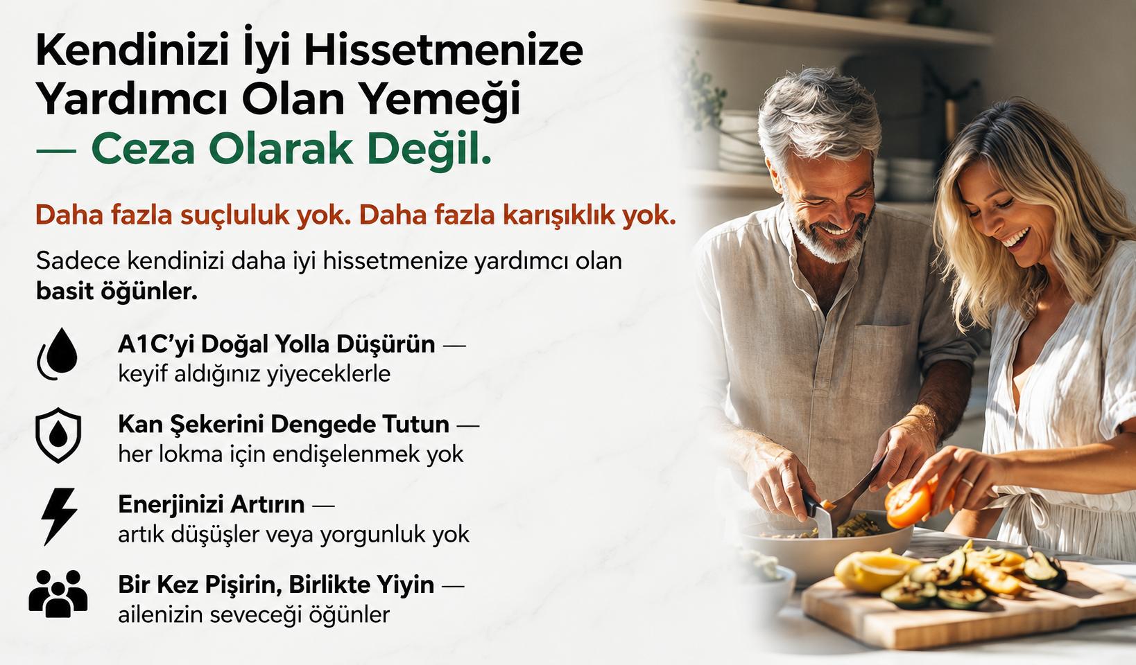 Diyabet hastaları için sağlıklı bir öğün