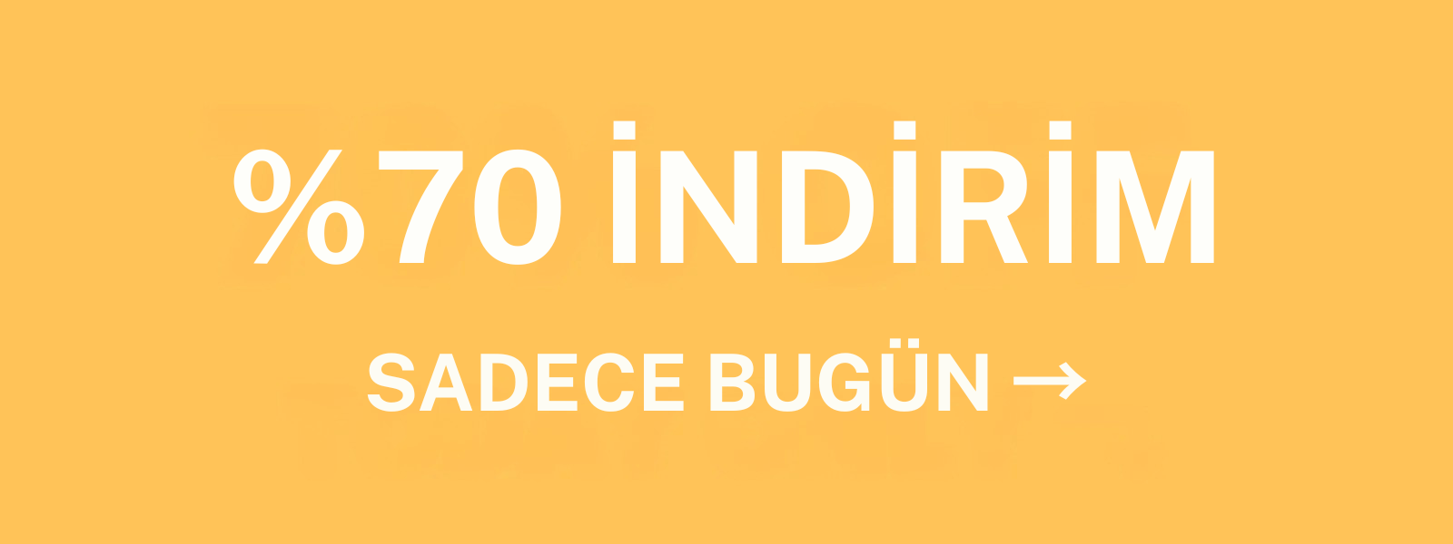 %70 İndirim Reklamı