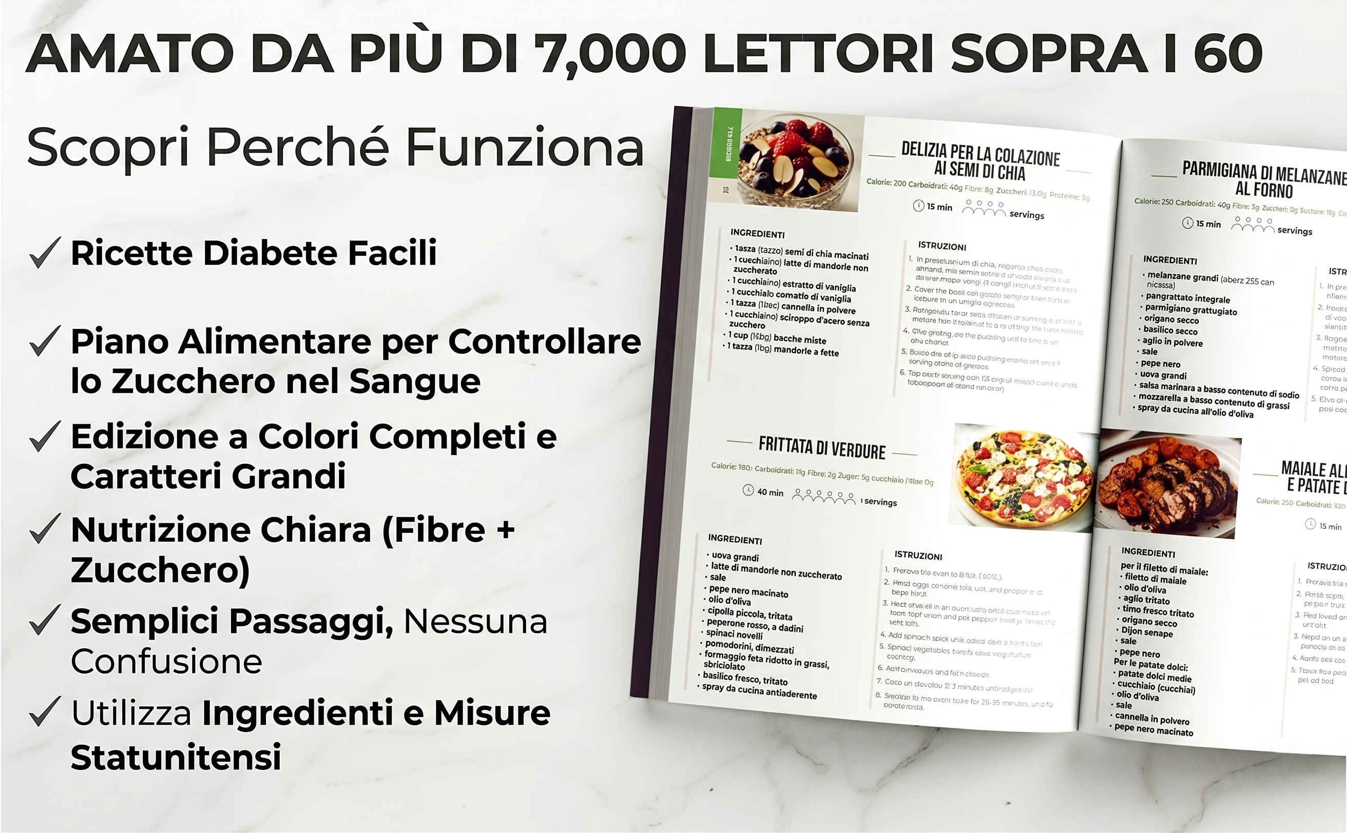 Immagine stile di vita dieta per diabetici