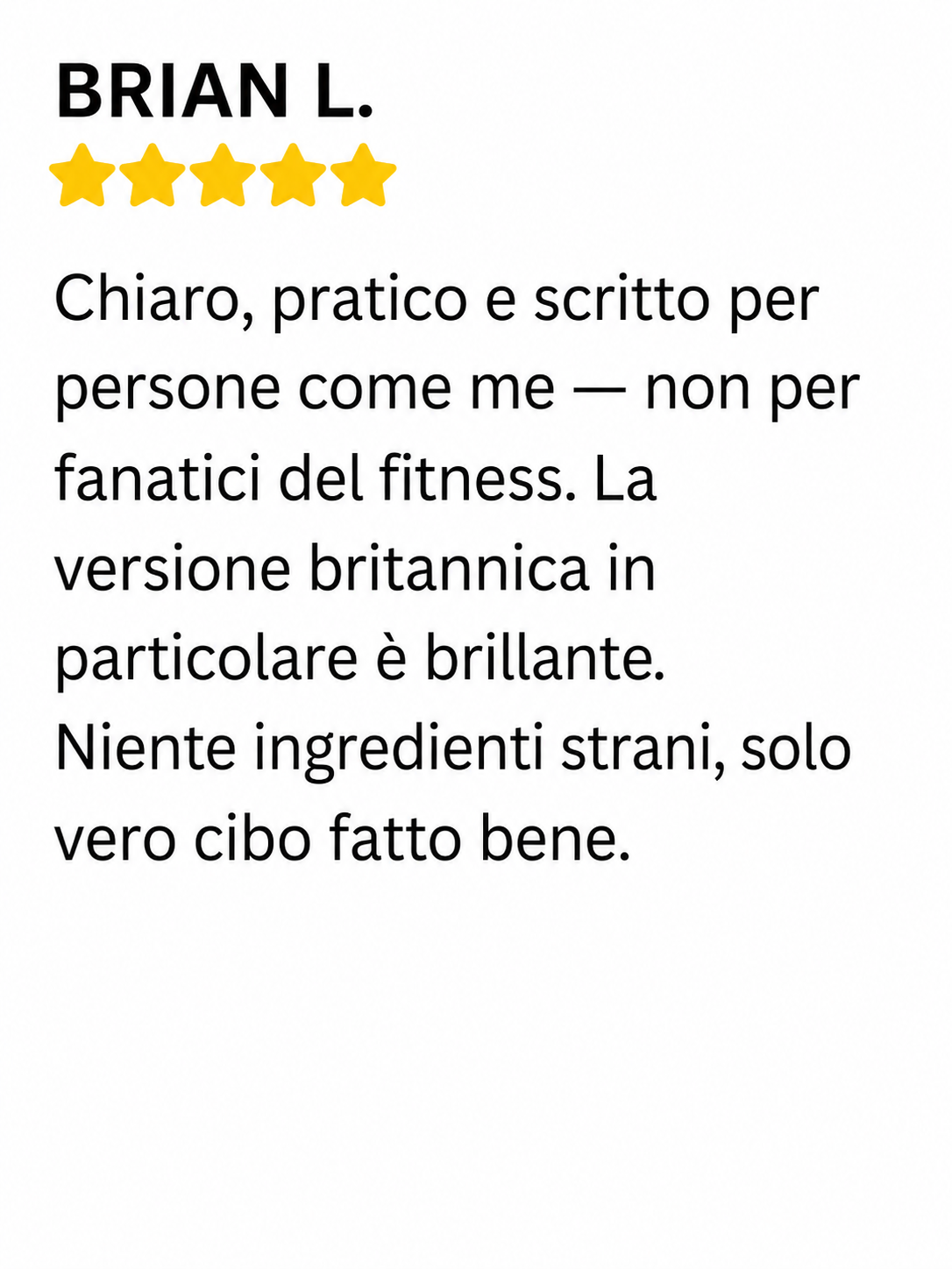 Recensione cliente 4