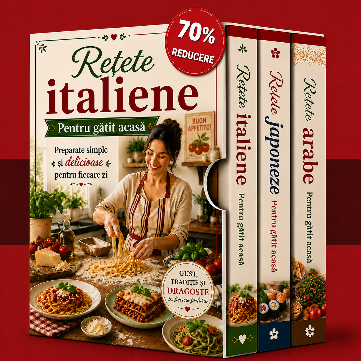 Ghidul de rețete italienești + 2 BONUSURI