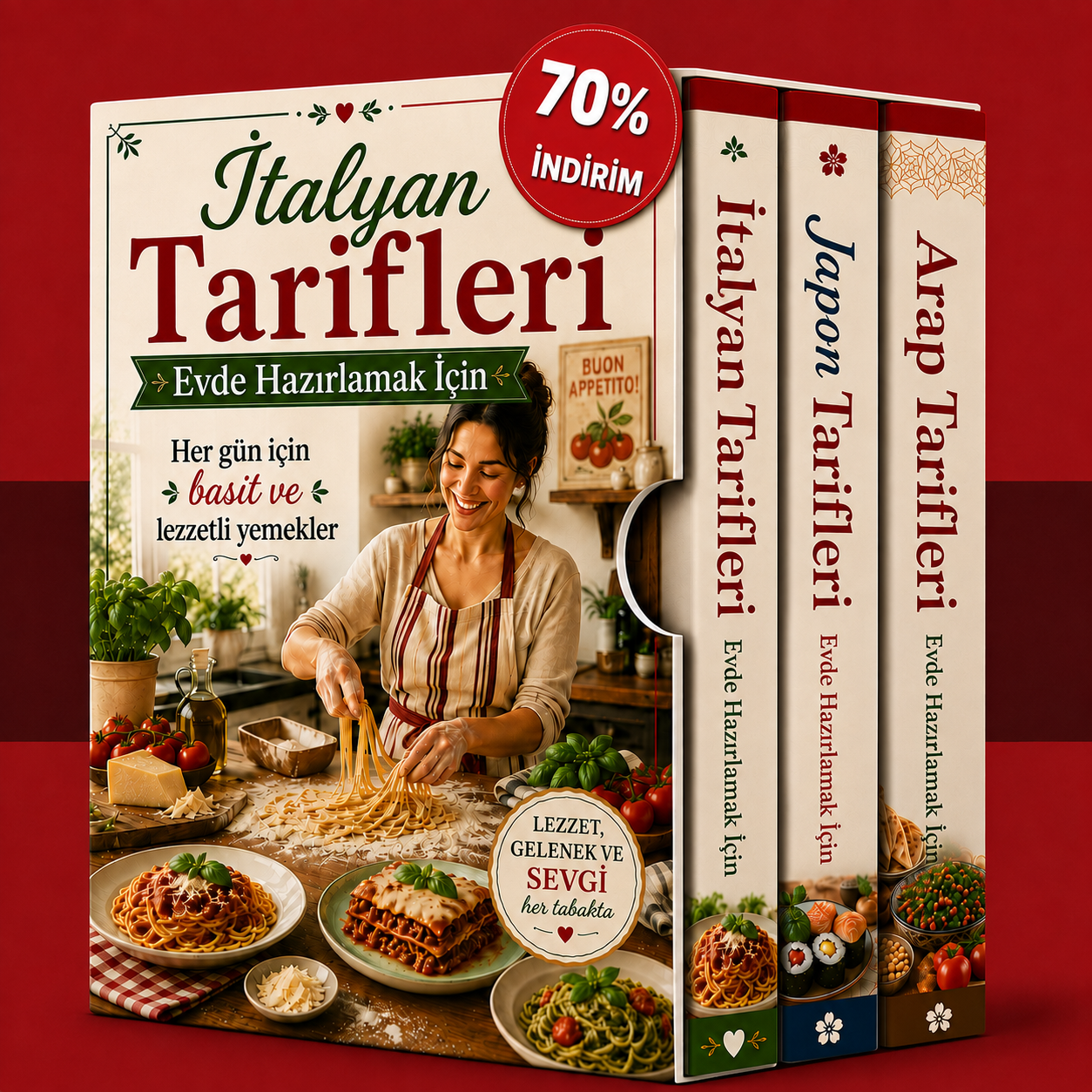 İtalyan Tarif Rehberi + 2 BONUS