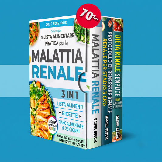 Ricettario: Malattia Renale e Dieta per i Reni + BONUS