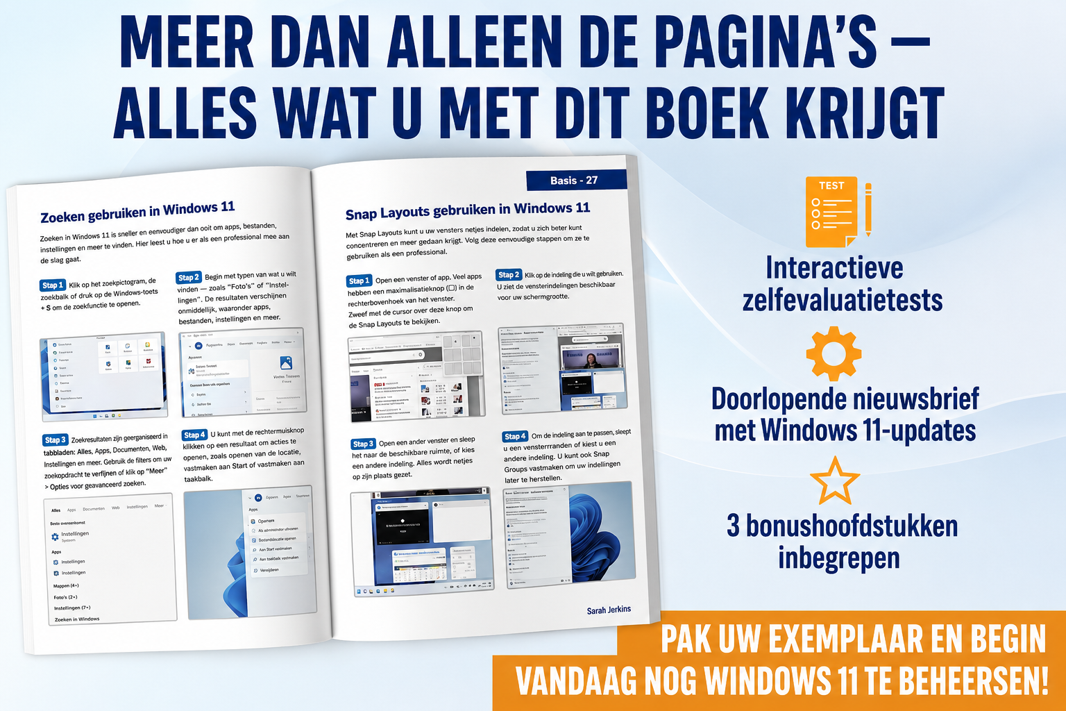 Senioren die Windows 11 gebruiken